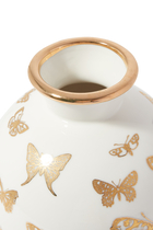 Botanist Round Butterfly Vase